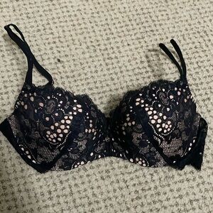 Victoria secret black lace bra